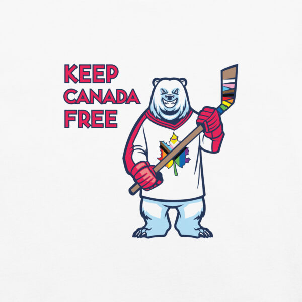 'Pride: Canada Free' Colour on Light T - Image 35